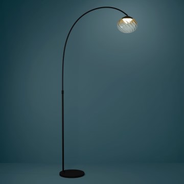 Eglo - Dimmbar LED-golvlampa LED/5,8W/230V 2200-6500K beige/rökfärgad + fjärrkontroll