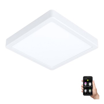 Eglo - Dimmbar LED-taklampa för badrum LED/16,5W/230V 2700-6500K IP44 ZigBee 21x21 cm