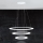 Eglo - Dimmbar LED-takpendel på vajer LED/45W/230V + LED/33W + LED/19,5W