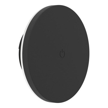Eglo - Dimmbar LED, uppladdningsbar och beröringsstyrd utomhusvägglampa LED/5W/5V 2000 mAh 3000/4000/6500K IP44 svart