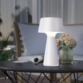 Eglo - Dimmbar uppladdningsbar bordslampa för utomhusbruk LED/3W/5V 2200/3000/4000K 2000 mAh IP44 vit
