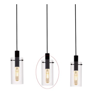 Eglo - Ersättningsglas till ljuskrona MONTEFINO diameter 11 cm