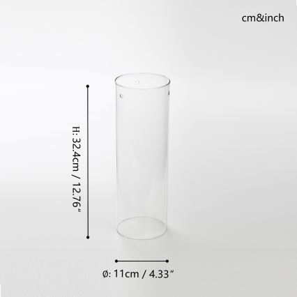 Eglo - Ersättningsglas till ljuskrona PINTO diameter 11 cm yttre