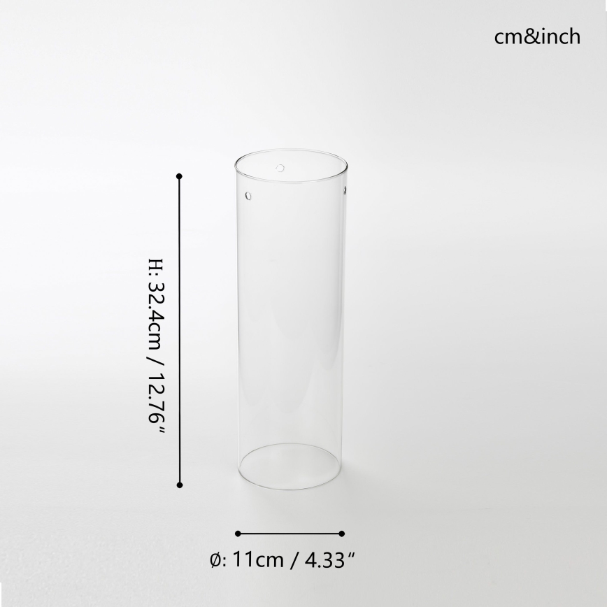 Eglo - Ersättningsglas till ljuskrona PINTO diameter 11 cm yttre