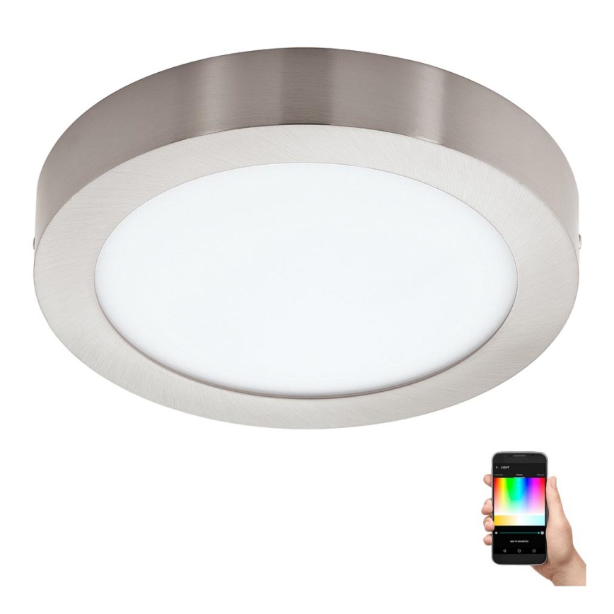 Eglo - FUEVA-C LED RGBW dimbar taklampa, 15,6 W, 230 V, Bluetooth, Ø 22,5 cm