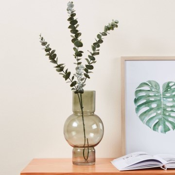 Eglo - Glasvas 28x15,5 cm grön