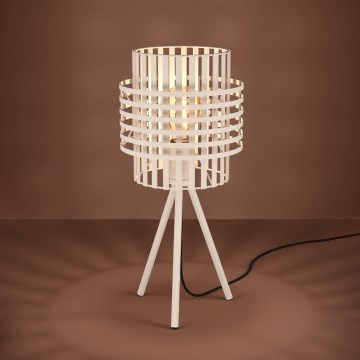 Eglo - Golvlampa 1xE27/40W/230V grädde