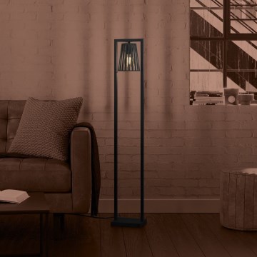Eglo - Golvlampa 1xE27/40W/230V svart