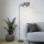 Eglo - Golvlampa 1xE27/60W/230V bronsfärgad
