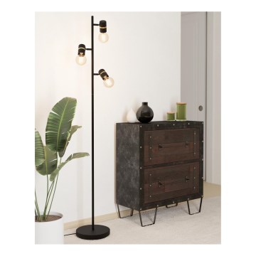 Eglo - Golvlampa 3xE27/10W/230V