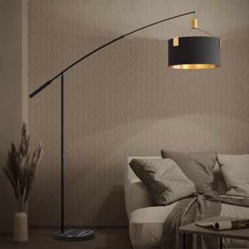 Eglo - Golvlampa 3xE27/40W/230V svart/guld