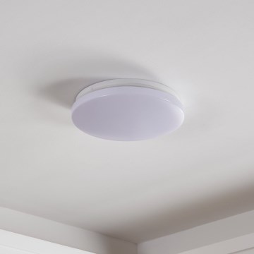 Eglo - LED badrumstaklampa, 18W/230V, Ø 31 cm, IP54, vit