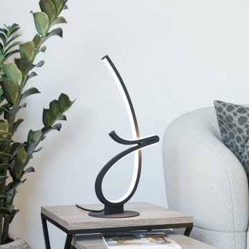 Eglo - LED bordslampa LED/12W/230V 2700/4000/6500K svart