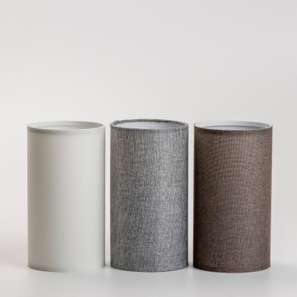 Eglo - LED-bordslampa TUNJA 1xE27/60W/230V 26,5 cm matt krom/brun