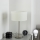Eglo - LED bordslampa TUNJA 1xE27/60W/230V 38,5 cm mattkrom/vit