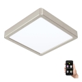 Eglo - LED dimbar badrumslampa LED/16,5W/230V IP44 ZigBee 21x21 cm