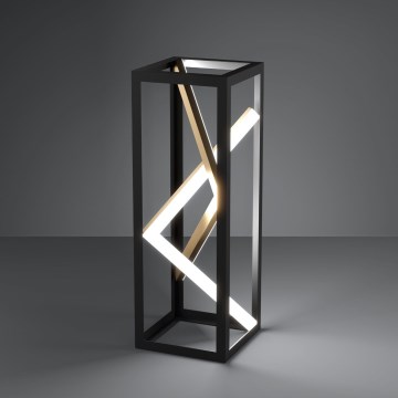 Eglo - LED Dimbar bordslampa LED/21W/230V 2700-6500K svart/guld + fjärrkontroll