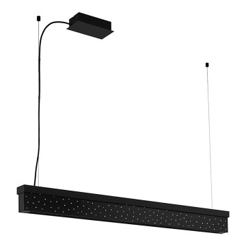 Eglo - LED Dimbar ljuskrona med snöre LED/29W/230V + LED/19W