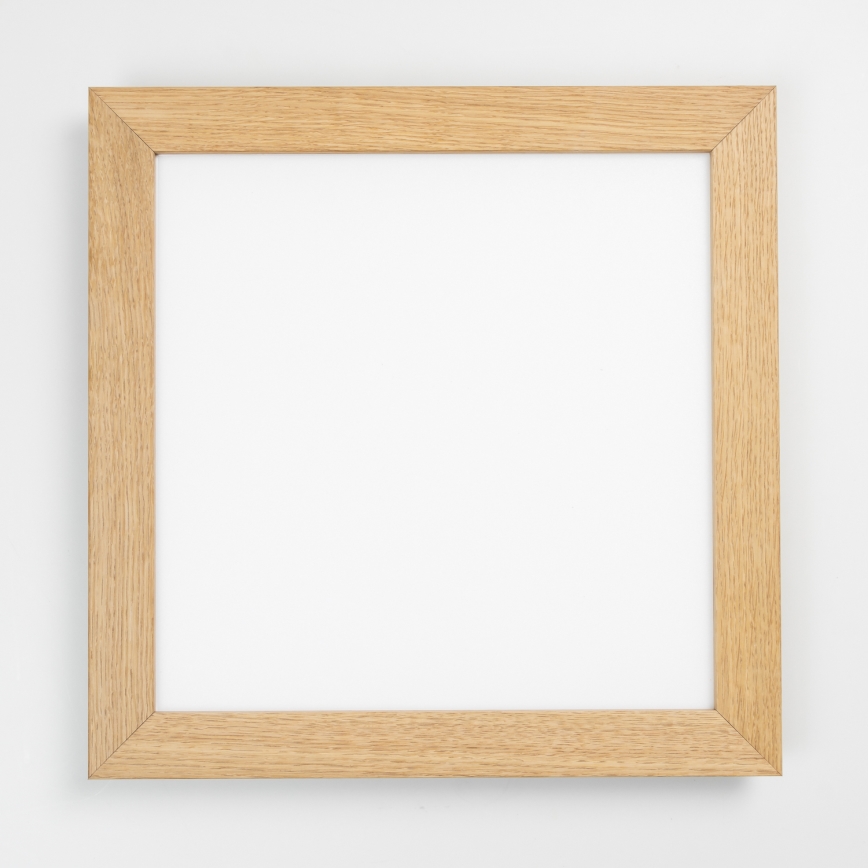 Eglo - LED dimbar infälld panel POZZALLO WOOD LED/21W/230V 2700-6500K 49,5x49,5 cm brun + fjärrkontroll