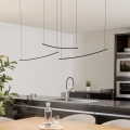 Eglo - LED-dimbar pendellampa med kabel LED/22W/230V 2700/4000/6500K svart