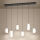 Eglo - LED dimbar pendellampa på kabel 2xLED/7W/230V + 4xLED/5,5W + 6xLED/1,6W 2200-6500K svart krom