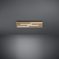 Eglo - LED Dimbar taklampa 4xLED/9W/230V 3000K 22x78 cm brun