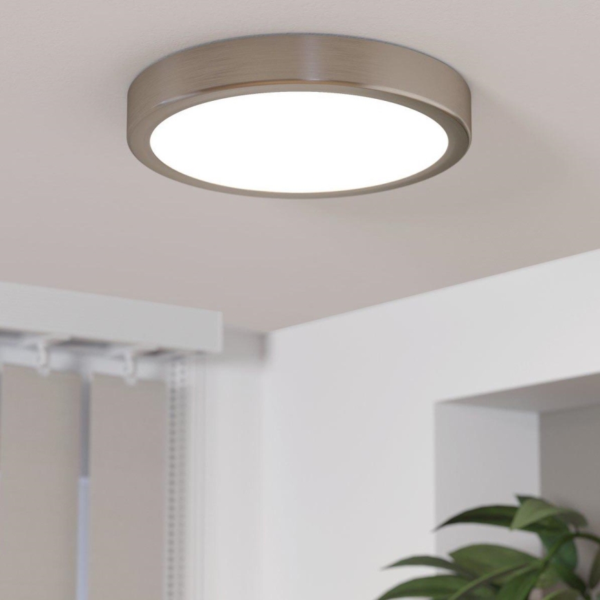 Eglo - LED dimbar taklampa LED/17W/230V matt krom
