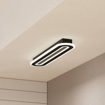 Eglo - LED Dimbar taklampa LED/20W/230V 2700-6500K svart + fjärrkontroll