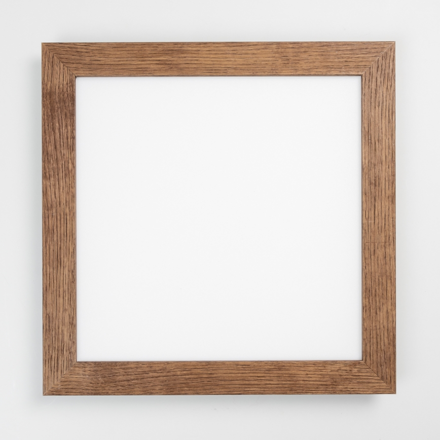 Eglo - LED dimbar infälld panel SALOBRENA 2 WOOD LED/25W/230V 4000K 49,5x49,5 cm mörkbrun