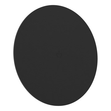 Eglo - LED-dimbar uppladdningsbar vägglampa LED/2W/5V 1800 mAh svart + fjärrkontroll