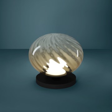 Eglo - LED Dimbara bordslampa LED/5,8W/230V 2200-6500K beige/rökgrå + fjärrkontroll