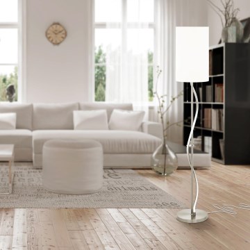 Eglo - LED golvlampa 1xE27/60W/230V + LED/11,8W