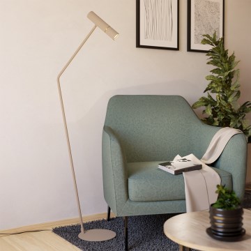 Eglo - LED golvlampa 1xGU10/5W/230V 3000K beige