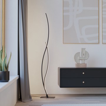 Eglo - LED golvlampa LED/20W/230V 4000K svart