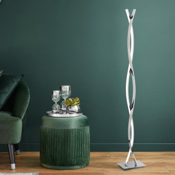 Eglo - LED-golvlampa LED/36W/230V i blank krom