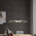 Eglo - LED-hänglampa på vajer LED/21W/230V guldig