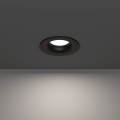 Eglo - LED infälld badrumsarmatur LED/4,9W/230V 2700/4000/6500K Ø 8,8 cm IP65 svart