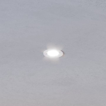 Eglo - LED infälld badrumsspot 1xGU10/4,5W/230V IP44 vit