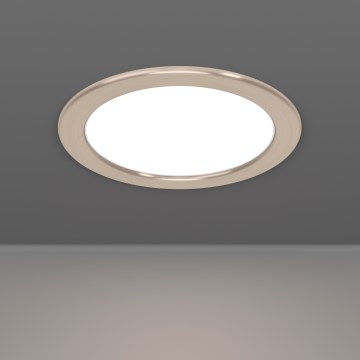 Eglo - LED-infälld takarmatur LED/10,5W/230V 2700/4000/6500K Ø 16,8 cm matt krom