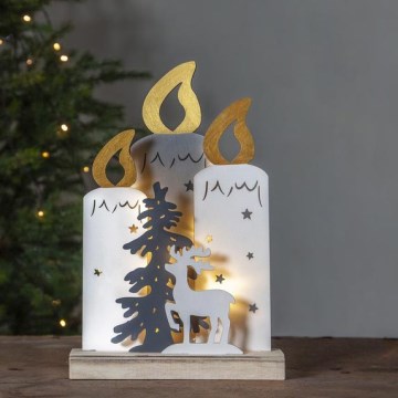 Eglo - LED juldekoration  10xLED/0,03W/2xAA