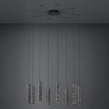 Eglo - LED Ljuskrona med snöre 8xGU10/4,5W/230V