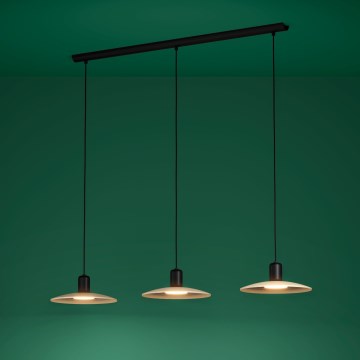 Eglo - LED ljuskrona med textilsladd 3xGU10/4,6W/230V 3000K