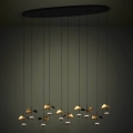 Eglo - LED ljusreglerad ljuskrona på textilsladd 10xLED/2,3W/230V 3000K