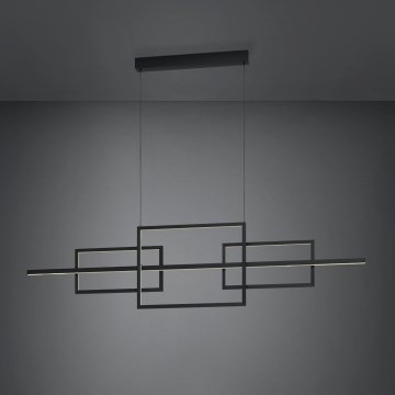 Eglo - LED ljusreglerad ljuskrona på textilsladd LED/35W/230V