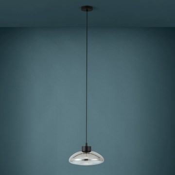 Eglo - LED ljusreglerad ljuskrona på textilsladd LED/5,4W/230V 2700K rökig