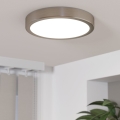 Eglo - LED ljusreglerad taklampa LED/17W/230V krom