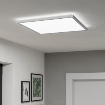 Eglo - LED ljusreglerad taklampa till badrum LED/17W/230V 2700-6500K 50x50 cm IP44 vit + fjärrkontroll