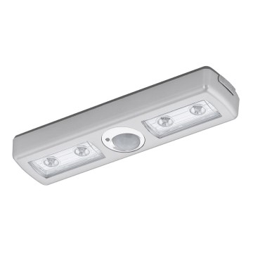 Eglo - LED orienteringslampa med sensor 4xLED/3xAAA
