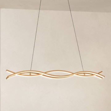 Eglo - LED-pendel med vajer LED/35W/230V beige