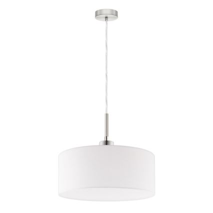 Eglo - LED-pendel på vajer TUNJA 1xE27/60W/230V vit